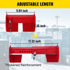VEVOR Cargo Container Lock 9.84\"-17.32\" Locking Distance Semi Truck Door Locks with 2 Keys Shipping Container Accessories Red Powder-Coated with Spring Lock for Fixed Container(Large Size)
