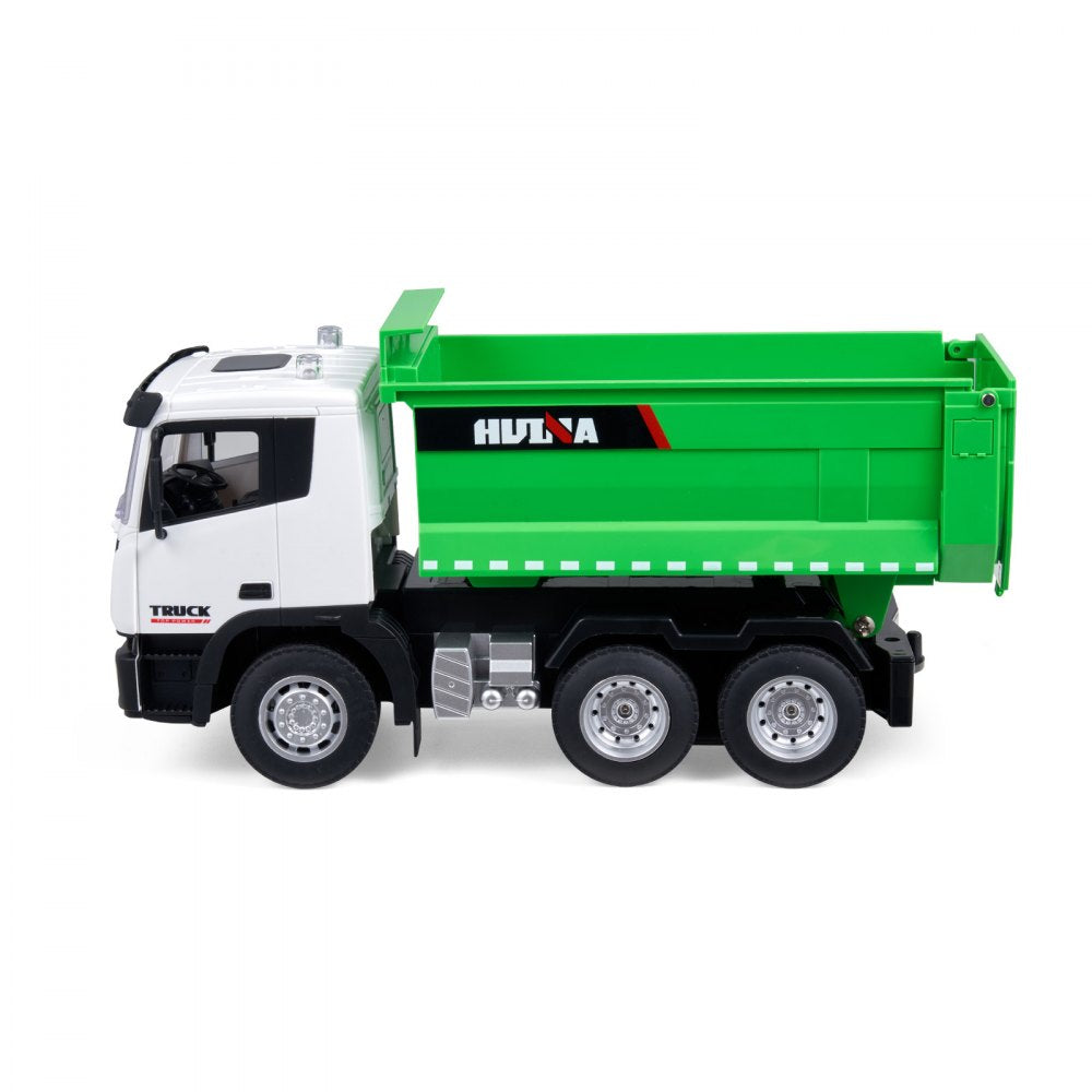 VEVOR RC Dump Truck Toy, 9-Channel 1:18 Scale, Remote Control Dump Truck RC Construction Vehicle Truck Toy with Light & 2 Rechargeable Batteries Birthday Gift for Toddlers Kids Boys and Girls Age 8+