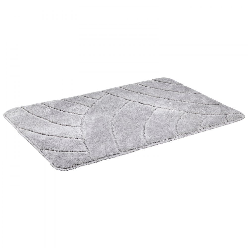 VEVOR Door Mat, 35.83 x 24.02 Inch, Front Door Mat Outside Entrance with Non-slip TPR Backing, Dirt-Resistant & Absorbent, Easy to Clean, Low-Profile Doormat for for Entryway, Patio, Porch, Grey