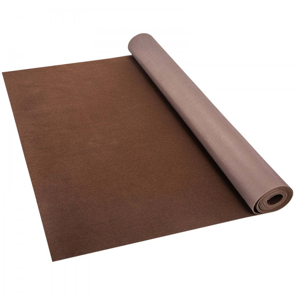 VEVOR Marine Carpet, 6 x 18 ft Boat Carpeting, Deep Brown Marine Grade Boat Carpet, Indoor/Outdoor Marine Carpeting with Water-Proof TPR Backing, Water-Proof Carpet Roll for Home, Patio, Porch, Deck