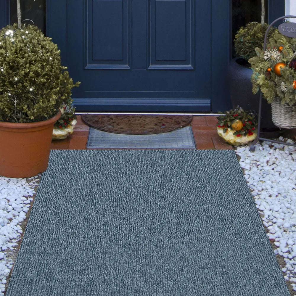 VEVOR Gray Marine Carpet 6 ft x 18 ft Boat Carpet Rugs Indoor Outdoor Rugs for Patio Deck Anti-Slide TPR Water-Proof Back Cut Outdoor Marine Carpeting Easy Clean Outdoor Carpet Roll