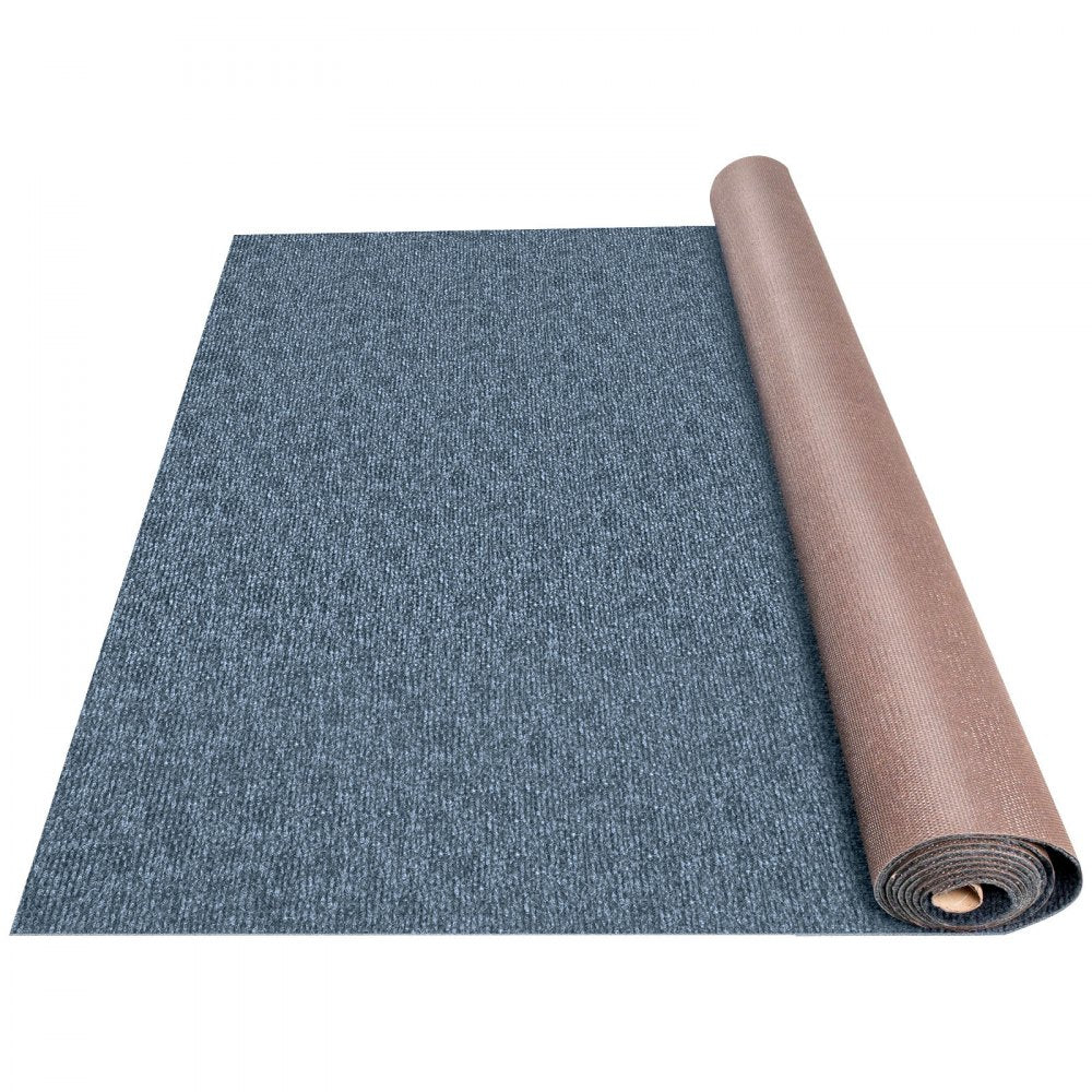 VEVOR Gray Marine Carpet 6 ft x 18 ft Boat Carpet Rugs Indoor Outdoor Rugs for Patio Deck Anti-Slide TPR Water-Proof Back Cut Outdoor Marine Carpeting Easy Clean Outdoor Carpet Roll