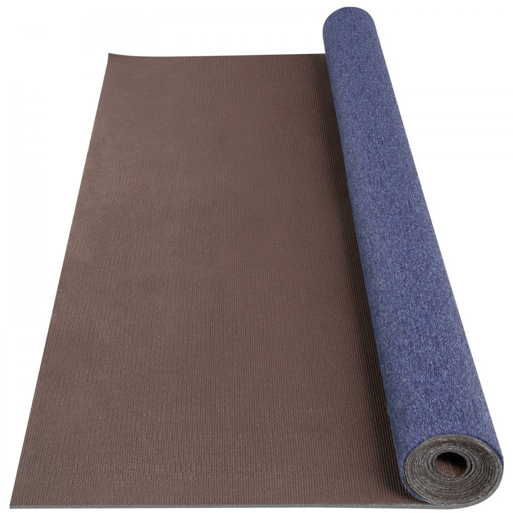 VEVOR Deep Blue Marine Carpet 6 ft x 18 ft Marine Carpeting Marine Grade Carpet for Boats with Waterproof Back Outdoor Rug for Patio Porch Deck Garage Outdoor Area Rug Runner Anti-Slide Porch Rug