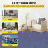 VEVOR Deep Blue Marine Carpet 6 ft x 23 ft Marine Carpeting Marine Grade Carpet for Boats with Waterproof Back Outdoor Rug for Patio Porch Deck Garage Outdoor Area Rug Runner Non-Slide Porch Rug