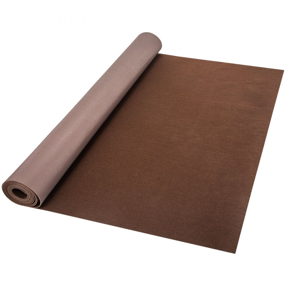 VEVOR Marine Carpet, 6 x 13 ft Boat Carpeting, Deep Brown Marine Grade Boat Carpet, Indoor/Outdoor Marine Carpeting with Water-Proof TPR Backing, Water-Proof Carpet Roll for Home, Patio, Porch, Deck