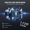 VEVOR 1/5 HP 3.5 CFM AC Vacuum Pump and Gauge Set, Single Stage Rotary Vane HVAC Air Vacuum Pump A/C Refrigerant Kit Manifold Gauge Set, with Three-Color Hose Carry Bag, Applicable to R134a, R1234yf