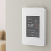 VEVOR 7-Day Programmable Thermostat, Home Thermostats for Radiant Underfloor Heating Cable,Heat Pump with GFCI & Sensitive Sensor,TFT Color Display Touchscreen,Efficient,Gray-White (Without Wifi)