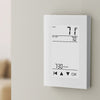 VEVOR 7-Day Programmable Thermostat, Home Thermostats for Radiant Underfloor Heating Cable, Heat Pump, with GFCI & Sensitive Sensor, LCD Touchscreen, Energy-Efficient, Gray-White  (Without Wifi)