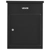 VEVOR Package Delivery Box for Outside 22.95 in Wall Mount Parcel Drop Box, for Porch, Curbside & House Storage, Lockable Anti-Theft Waterproof Weatherproof, Large Metal Mailbox for Outdoor, Black