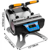 VEVOR Mug Heat Press, 2pcs 15oz Mug Press Sublimation Machine Dual Station Design, 280W LCD Cup Press Machine for 11oz-15oz, DIY Presser Transferring Pictures on Coffee Mugs Ceramic Cups Bottles