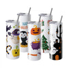VEVOR 24 Pack Sublimation Tumblers 20oz Skinny Straight, Stainless Steel Sublimation Tumblers Blank, Stainless Steel Double Wall Tumbler for Heat Transfer Customized Gifts with Lid and Straw, Gift Box