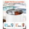 VEVOR Sublimation Tumblers, 8 Pack, 40 oz Tumblers Bulk with Handle, Stainless Steel Sublimation Cups with Lids and Straws, Double Wall Insulated Tumbler Blank, for DIY Personalized Customization