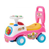 VEVOR Ride On Push Car for Toddlers Ages 19+ Months Sit-to-Stand Ride Toy, Kids Ride On Car for Boys Girls, Music Steering Wheel, Horn, Under-Seat Storage, Detachable Back,Indoor Outdoor Play, Pink