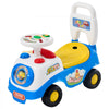 VEVOR Ride On Push Car for Toddlers Ages 19+ Months Sit-to-Stand Ride Toy, Kids Ride On Car for Boys & Girls, Music Steering Wheel, Horn, Under-Seat Storage, Detachable Back, Indoor & Outdoor Play