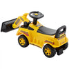 VEVOR Ride On Toddler Car, Ride on Excavator Car for Toddler 19 to 36 Months, Excavator Bulldozer Digger Toy with Under-seat Storage & Music, 55 lbs Load Capacity, Foot-to-Floor Walker for Kid, Yellow