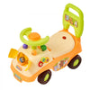 VEVOR Ride On Push Car for Toddlers Ages 19+ Months Sit-to-Stand Ride Toy, Kids Ride On Car for Boys Girls, Music Steering Wheel, Horn, Under-Seat Storage, Detachable Back,Indoor Outdoor Play,Yellow