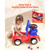 VEVOR Ride On Toddler Push Car, Push Car for Toddler 19 to 36 Months, Kids Ride On Toy with Music & Under-seat Storage, 55 lbs Load Capacity, Foot-to-Floor Walker for Toddlers Boys Girls, Red