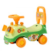 VEVOR Ride On Push Car for Toddlers Ages 19+ Months Sit-to-Stand Ride Toy, Kids Ride On Car for Boys Girls, Music Steering Wheel, Horn, Under-Seat Storage, Detachable Back, Indoor Outdoor Play,Green