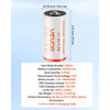 VEVOR Rechargeable D Batteries, 4 Pack, 1.5V 6000mWh Lithium D Battery with 4 in 1 USB-C Charge Cable, Recharge Up to 1000+ Cycles, Lithium-ion D Cell Batteries for Flashlights, Floodlight, Toys