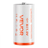 VEVOR Rechargeable D Batteries, 4 Pack, 1.5V 6000mWh Lithium D Battery with 4 in 1 USB-C Charge Cable, Recharge Up to 1000+ Cycles, Lithium-ion D Cell Batteries for Flashlights, Floodlight, Toys
