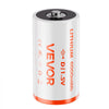 VEVOR Rechargeable D Batteries, 4 Pack, 1.5V 6000mWh Lithium D Battery with 4 in 1 USB-C Charge Cable, Recharge Up to 1000+ Cycles, Lithium-ion D Cell Batteries for Flashlights, Floodlight, Toys