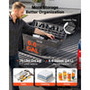 VEVOR Truck Bed Storage Box, 6.6 Gal/25 L Waterproof ABS Wheel Well Tool Box with Anti-Theft Combination Lock, Compatible with 2019-2023 Dodge Ram 1500, Driver Side Left (Drilling Required)
