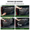 VEVOR Truck Bed Storage Box, Lockable Lid, Waterproof ABS Wheel Well Tool Box 6.6 Gal/20 L with Password Padlock, Compatible with Dodge Ram 1500 2019-2021, Driver Side, Black