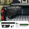 VEVOR Truck Bed Storage Box, Lockable Lid, Waterproof ABS Wheel Well Tool Box 6.6 Gal/20 L with Password Padlock, Compatible with Dodge Ram 1500 2019-2021, Driver Side, Black