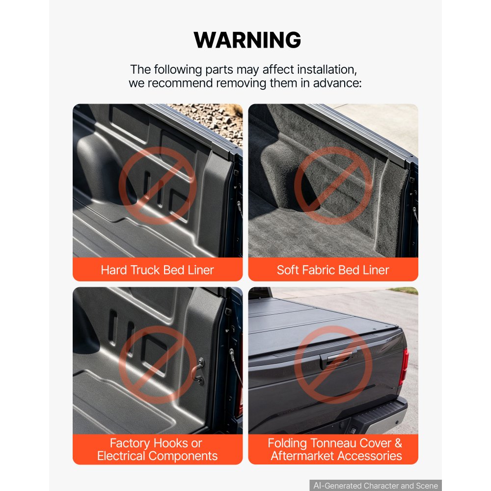 VEVOR Truck Bed Storage Box, 6.6 Gal/25 L Waterproof ABS Wheel Well Tool Box with Anti-Theft Combination Lock, Compatible with 2019-2023 Dodge Ram 1500 , Passenger Side Right (Drilling Required)