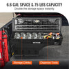 VEVOR Truck Bed Storage Box, Lockable with Password Padlock, 6.6 Gal/25 L ABS Wheel Well Tool Box, Waterproof and Durable, Compatible with Ford F-150 2015-2021, Drivers Side (Left)