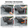 VEVOR Truck Bed Storage Box, Lockable Lid, Waterproof ABS Wheel Well Tool Box 6.6 Gal/20 L, Compatible with Chevrolet Silverado 1500 GMC Sierra 1500 2019-2020, Passenger Side, Black