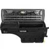VEVOR Truck Bed Storage Box, Lockable Lid, Waterproof ABS Wheel Well Tool Box 6.6 Gal/20 L, Compatible with Chevrolet Silverado 1500 GMC Sierra 1500 2019-2020, Passenger Side, Black