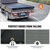 VEVOR Dump Truck Mesh Tarp, 7 x 18 ft, PVC Coated Black Heavy Duty Cover with 5.5" 18oz Double Pocket, Brass Grommets, Reinforced Double Needle Stitch Webbing Fits Manual or Electric Dump Truck System