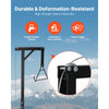 VEVOR Truck Hitch Game Hoist, 500 lbs Load Capacity, Hunting Deer Hoist with 2-inch Receiver, 360-Degree Swivel Shaft & Adjustable Height, Includes Gambrel Winch for Skinning & Cleaning Game