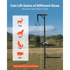 VEVOR Truck Hitch Game Hoist, 600 lbs Load Capacity, Hunting Deer Hoist with 2-inch Receiver, 360-Degree Swivel Shaft & Adjustable Height, Includes Gambrel Winch for Skinning & Cleaning Game