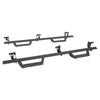VEVOR Running Boards, 4 Inches Side Steps Compatible with 2009-2018 Dodge Ram 1500 (Including 19-24 Classic), 2010-2024 Dodge Ram 2500/3500 Crew Cab, Black Carbon Steel Nerf Bars, 550 lbs Capacity