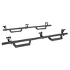 VEVOR Running Boards, 4 Inches Side Steps Compatible with 2009-2018 Dodge Ram 1500 (Including 19-24 Classic), 2010-2024 Dodge Ram 2500/3500 Crew Cab, Black Carbon Steel Nerf Bars, 550 lbs Capacity