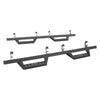 VEVOR Running Boards, 4 Inches Side Steps Compatible with 2015-2025 Chevy Colorado/GMC Canyon Crew Cab, Black Carbon Steel Nerf Bars, 550 lbs Load Capacity, Non-Slip Surface with Rustproof Coating