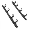 VEVOR Running Boards, 3 Inches Side Steps Compatible with 2019-2025 Chevy GMC 1500/2500HD/3500HD Crew Cab, Black Carbon Steel Nerf Bars, 550 lbs Load Capacity, Non-Slip Surface with Rustproof Coating
