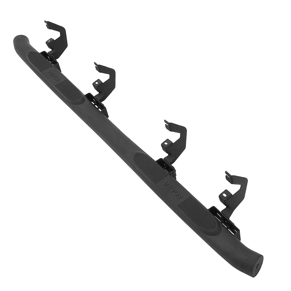 VEVOR Running Boards, 3 Inches Side Steps Compatible with 2019-2025 Chevy GMC 1500/2500HD/3500HD Crew Cab, Black Carbon Steel Nerf Bars, 550 lbs Load Capacity, Non-Slip Surface with Rustproof Coating