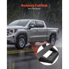 VEVOR Running Boards, 4 Inches Side Steps Compatible with 2019-2025 Chevy GMC 1500/2500HD/3500HD Crew Cab, Black Carbon Steel Nerf Bars, 550 lbs Load Capacity, Non-Slip Surface with Rustproof Coating