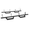 VEVOR Running Boards, 4 Inches Side Steps Compatible with 2019-2025 Chevy GMC 1500/2500HD/3500HD Crew Cab, Black Carbon Steel Nerf Bars, 550 lbs Load Capacity, Non-Slip Surface with Rustproof Coating