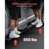 VEVOR Running Boards, 6 Inches Side Steps Compatible with 2005-2023 Toyota Tacoma Double Cab, Black Carbon Steel Nerf Bars, 550 lbs Load Capacity, Wide Non-Slip Hollow Surface with Rustproof Coating