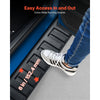VEVOR Running Boards, 6 Inches Side Steps Compatible with 2009-2018 Dodge Ram 1500 Crew Cab, 2010-2025 Dodge Ram 2500 3500 Crew Cab(Not Fit 2019-2025 Ram 1500 New Body), Black Textured Aluminum Alloy Nerf Bars, 500 lbs Load Capacity