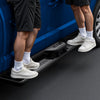 VEVOR Running Boards, 6 Inches Side Steps Compatible with 2009-2018 Dodge Ram 1500 Crew Cab, 2010-2025 Dodge Ram 2500 3500 Crew Cab(Not Fit 2019-2025 Ram 1500 New Body), Wide Non-Slip Black Carbon Steel Nerf Bars, 550 lbs Load Capacity