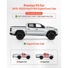 VEVOR Running Boards, 6 Inches Side Steps Compatible with 2015-2025 Ford F150 SuperCrew Cab, 2017-2024 Ford F-250 F-350 SuperCrew Cab, Black Textured Aluminum Alloy Nerf Bars, 500 lbs Load Capacity