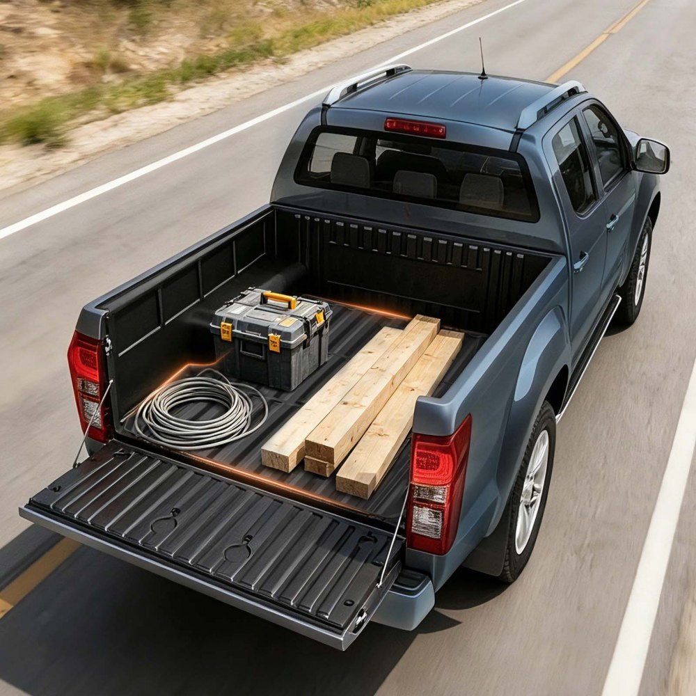 VEVOR Truck Bed Mat, TPE, Fit for 2023-2025 Chevy Colorado&GMC Canyon 5FT Bed, Heavy Duty Custom Fit, All Weather Protection Trunk Liner, for 23-25 Chevrolet Colorado/GMC Canyon Pickup Accessories