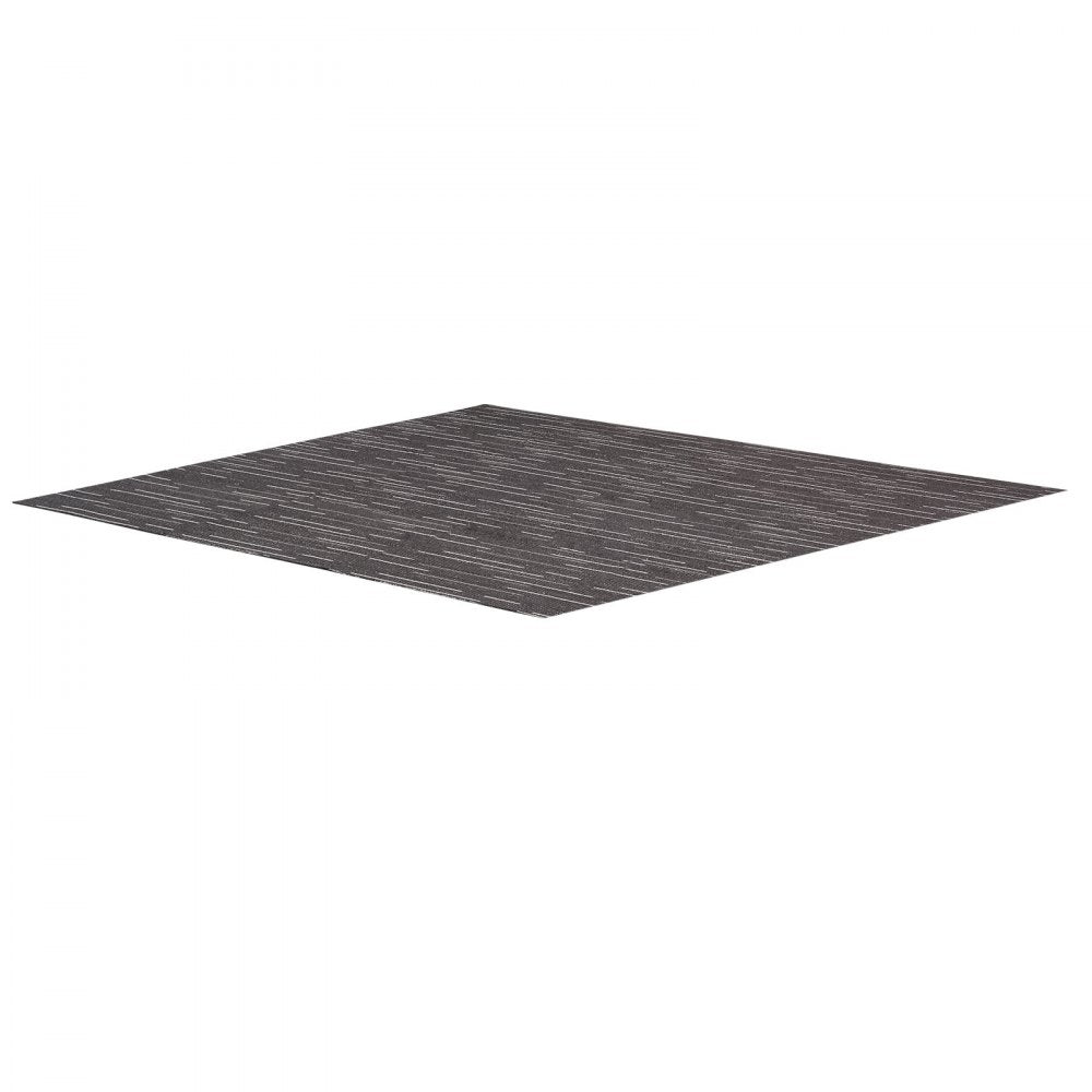 VEVOR Carpet Tiles Reusable 24x24 inch, 24 PCS Modular Carpet Square Rug, Commercial Floor Soft Padded for Seamless Cover 96sq.ft, Easy DIY Replacement for Living Room Bedroom Office Indoor,Gray