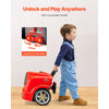 VEVOR Engine Toy, 60 Pieces, Kids Mechanic Car Repair Set with Removable Parts, Lights and Sounds, Steering Wheel and Horn, Kids Mechanic Workshop Set for Toddler Ages 3 Years and Up, Red