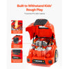 VEVOR Engine Toy, 60 Pieces, Kids Mechanic Car Repair Set with Removable Parts, Lights and Sounds, Steering Wheel and Horn, Kids Mechanic Workshop Set for Toddler Ages 3 Years and Up, Red